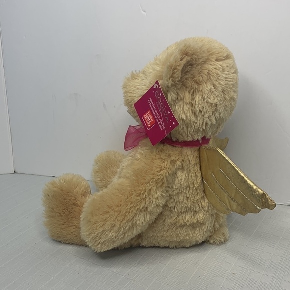 GODIVA 2009 GUND TEDDY BEAR WITH WINGS in gold - Picture 2 of 9